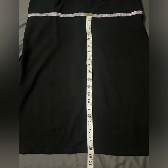 Shein Curve black dress with silver straps and accents. - Picture 8 of 8